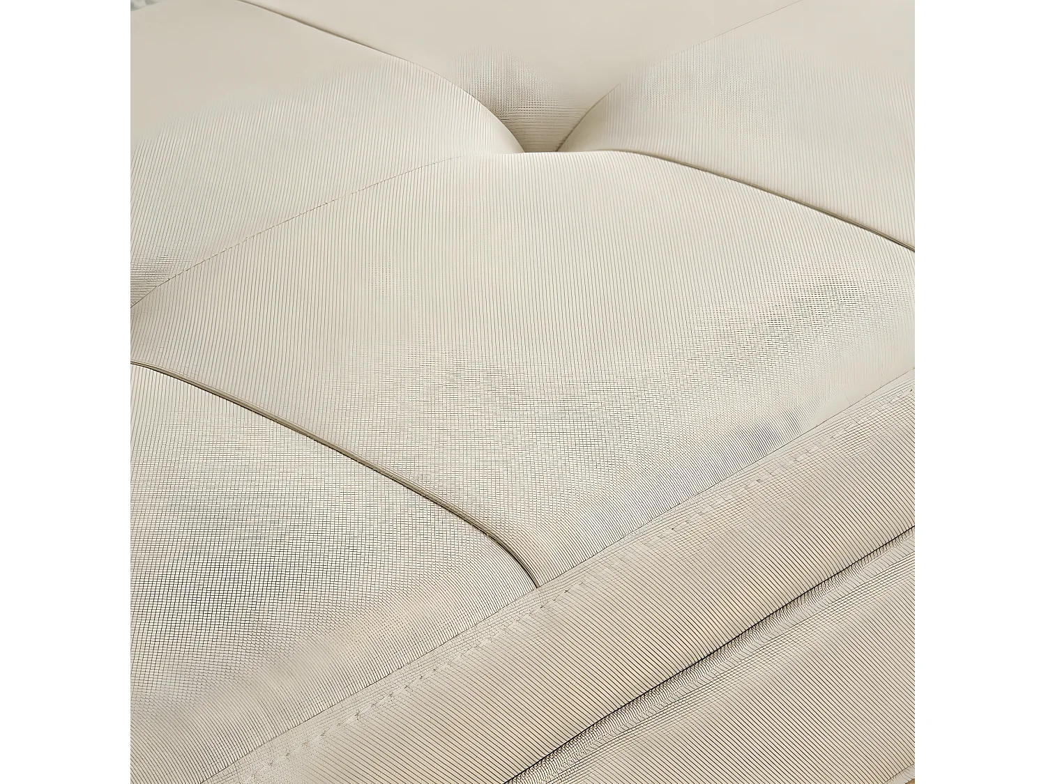 Banc en mdf Beige 119x43