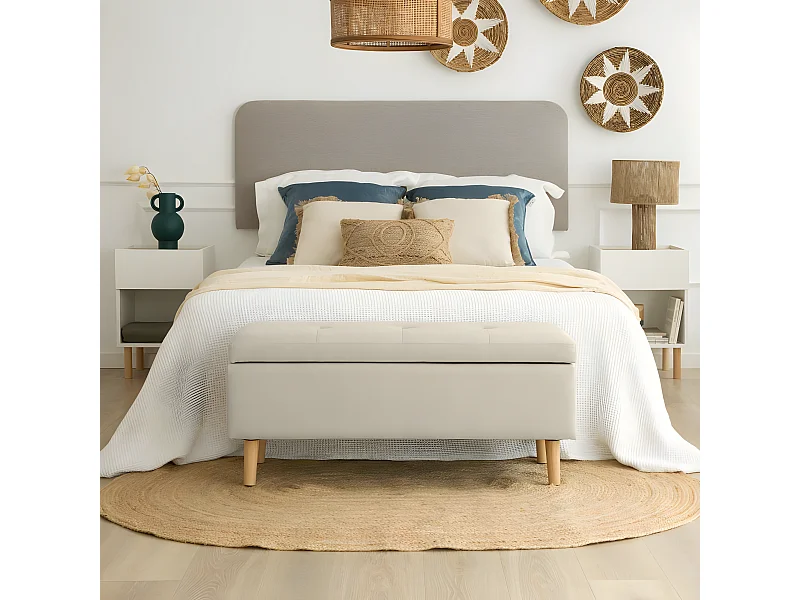 Banc en mdf Beige (800) 106x46