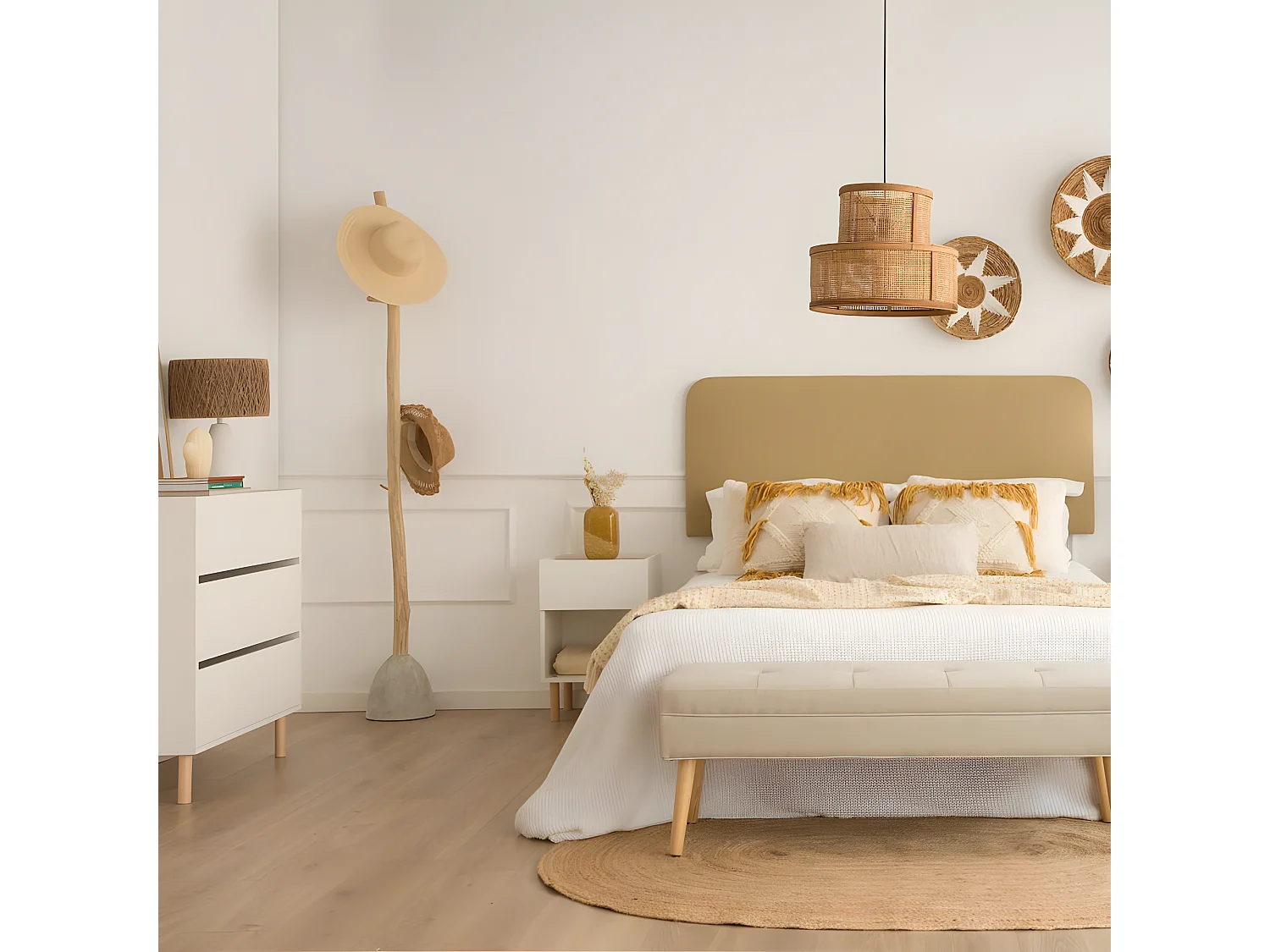 Comò pannello laminato tecnico bianco 40x85