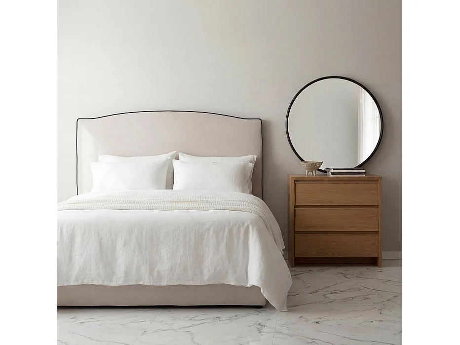 Commode effet bois naturel 80x80