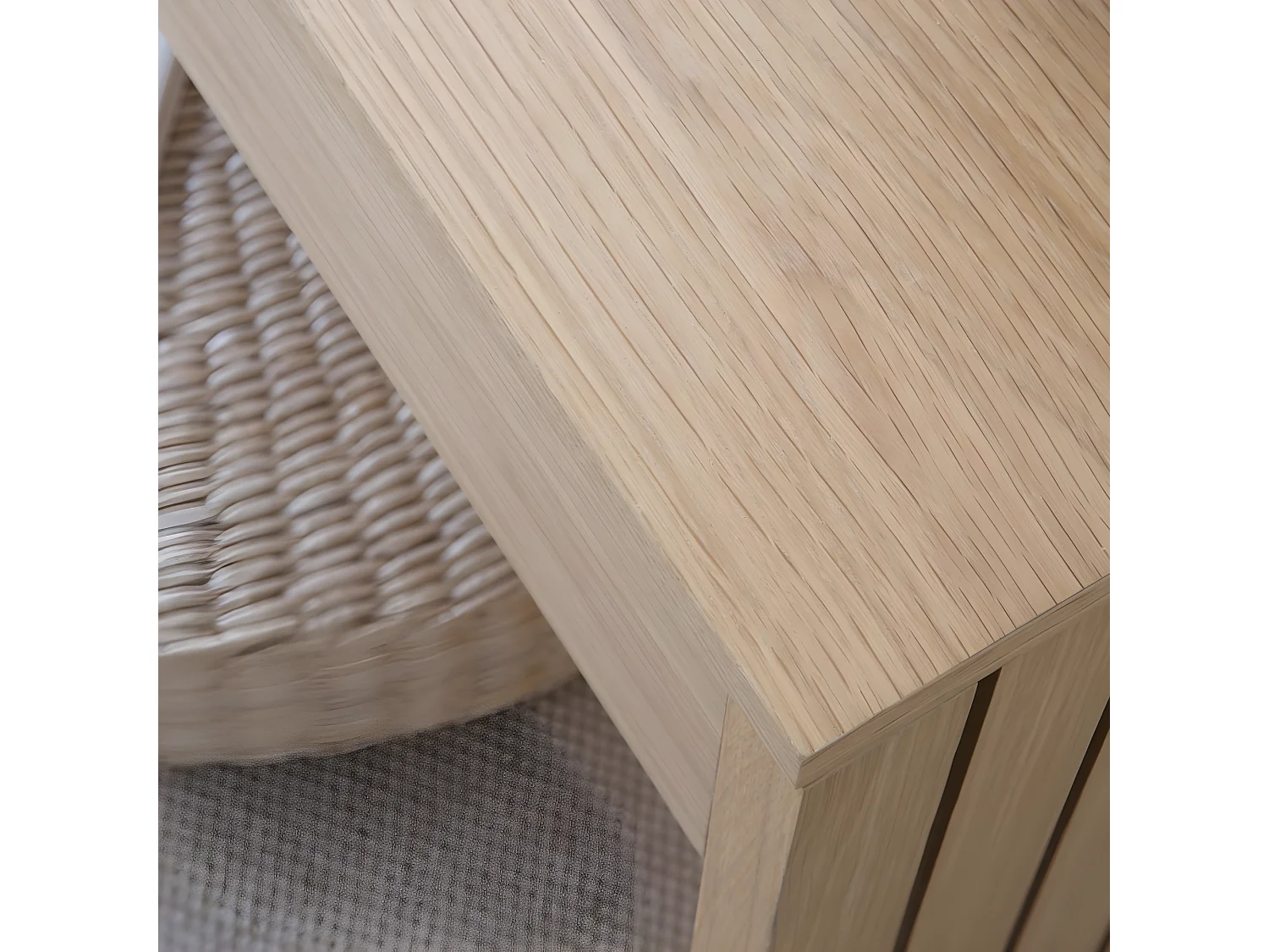 Tavolino da salotto pannello in lamiera naturale naturale 60x50