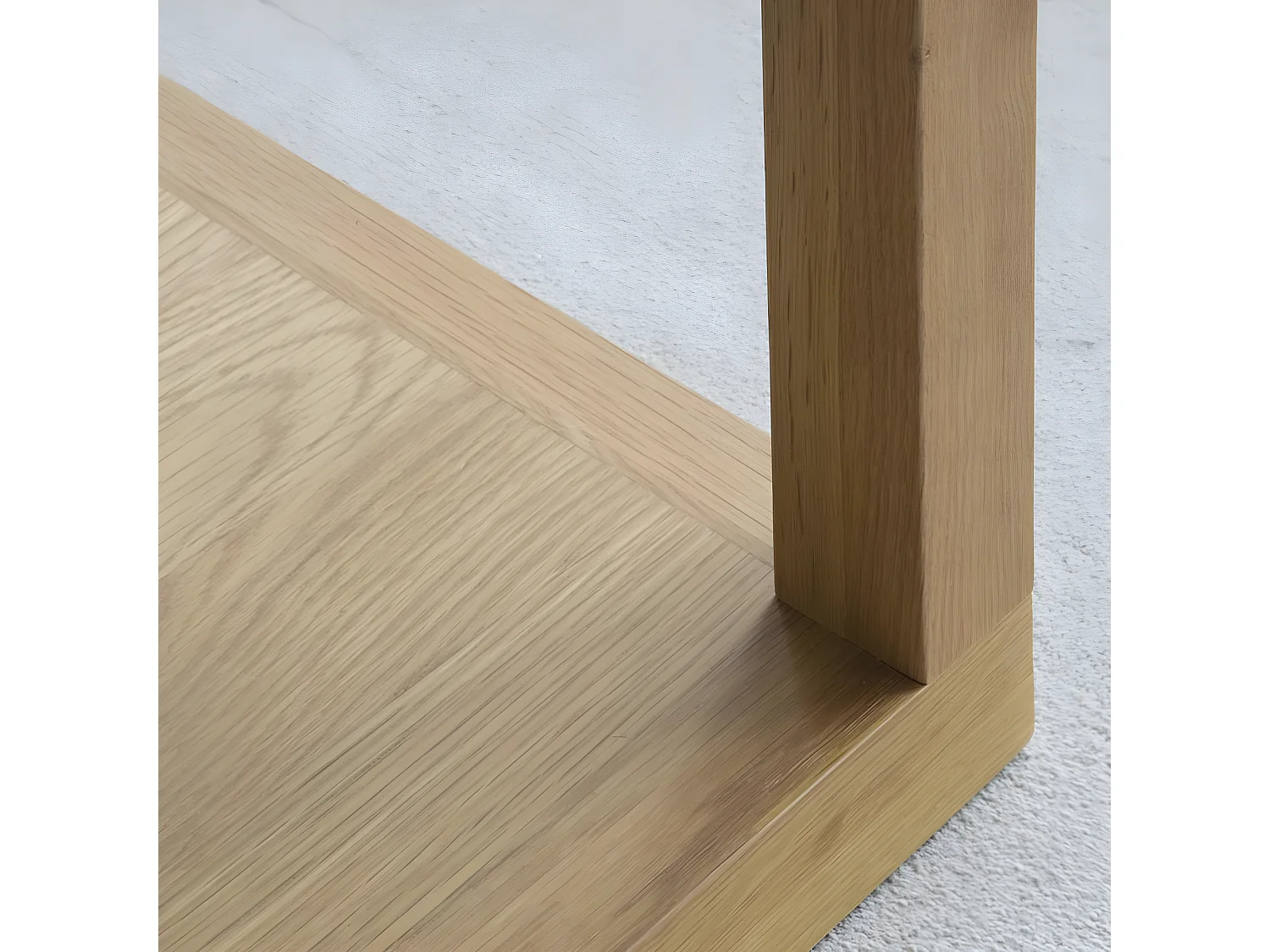 Table basse en bois massif naturel 110x40