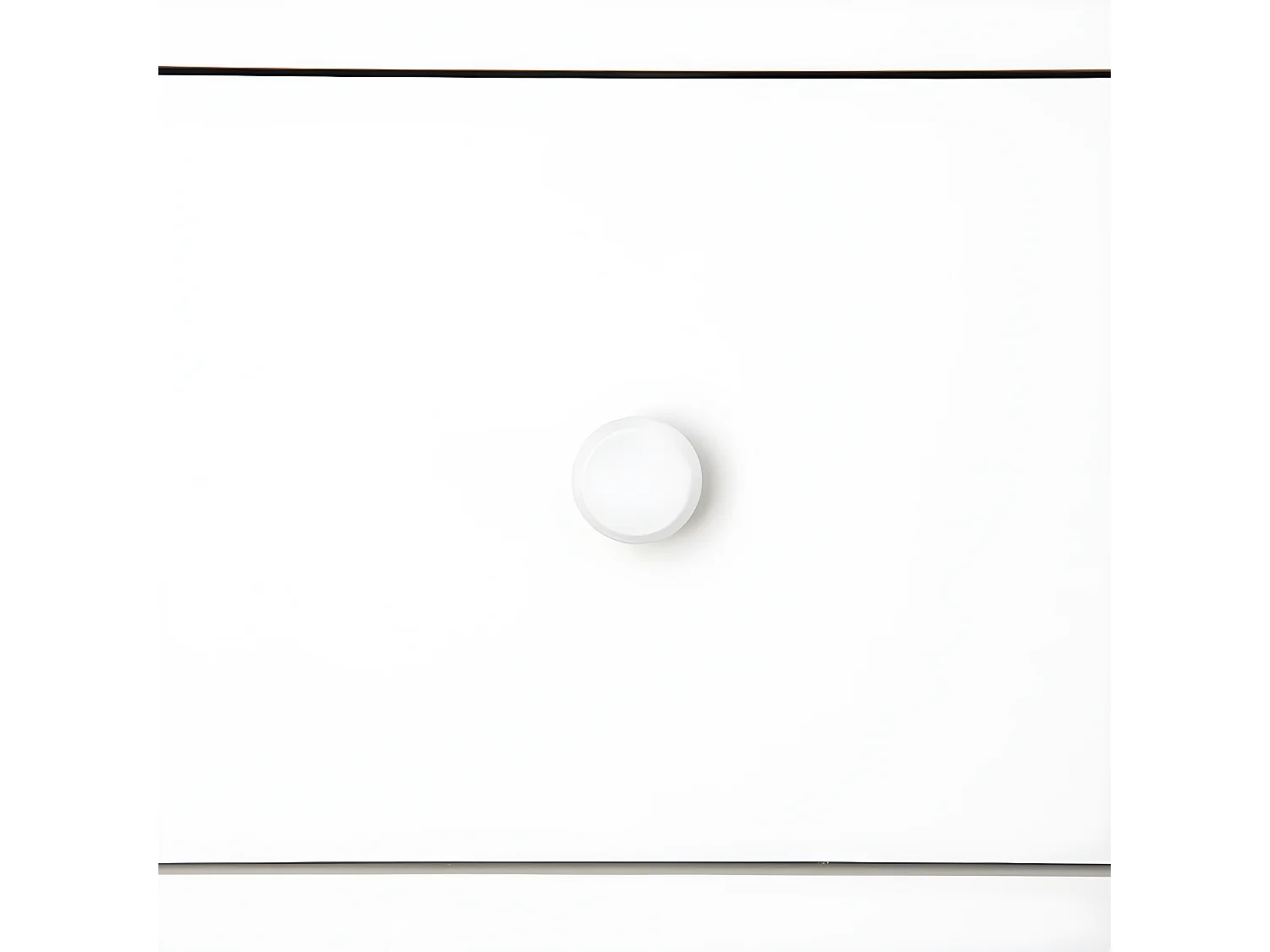 Chiffonnier en bois massif blanc 50x125