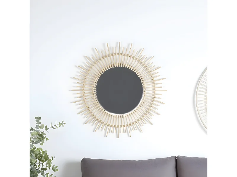 Miroir en rotin Natural Core 0x80