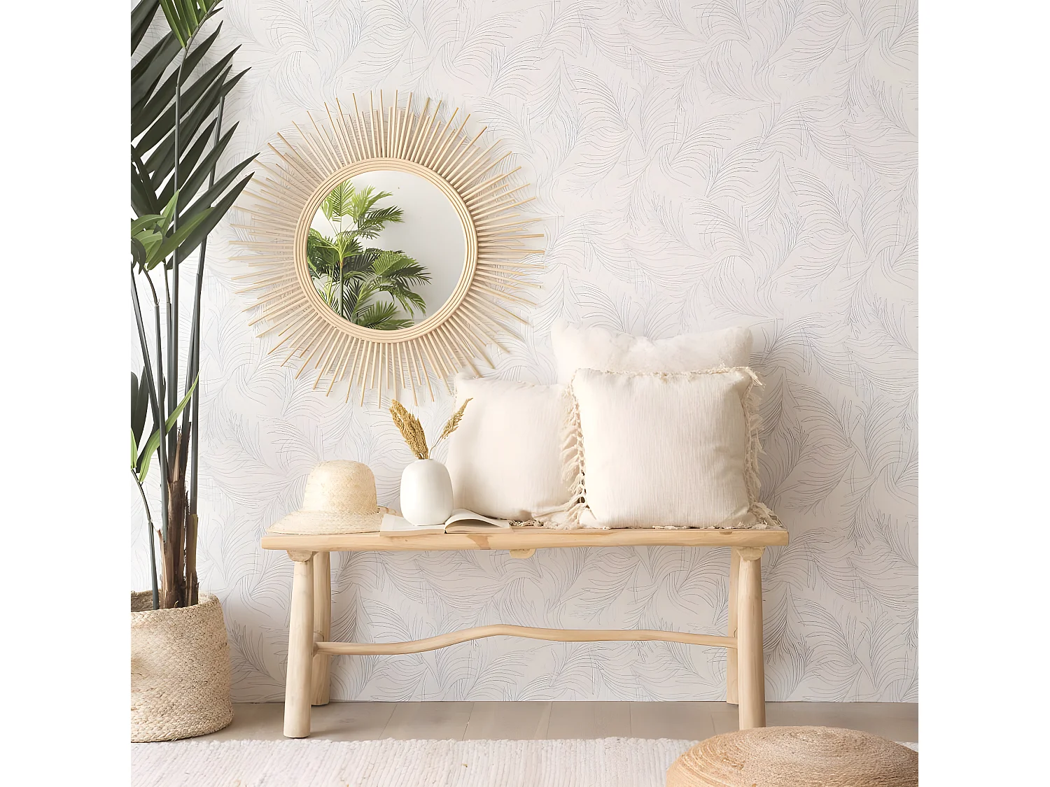 Miroir en bois massif Natural Core 0x80