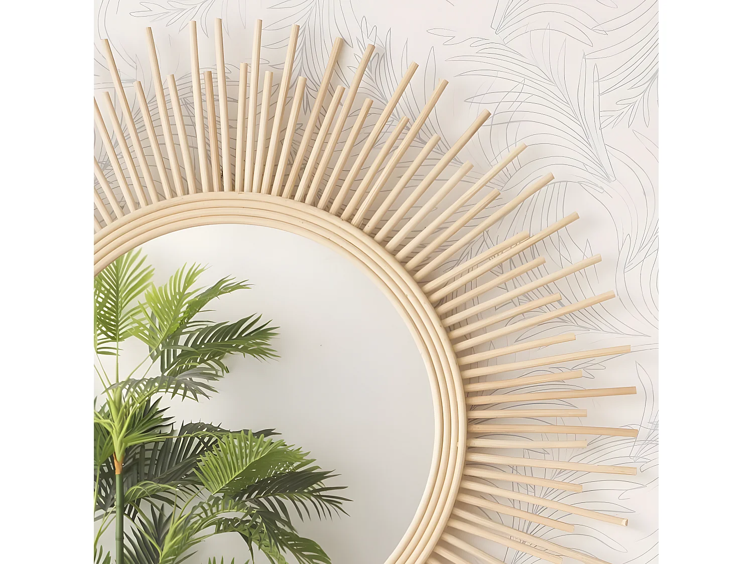 Miroir en bois massif Natural Core 0x80