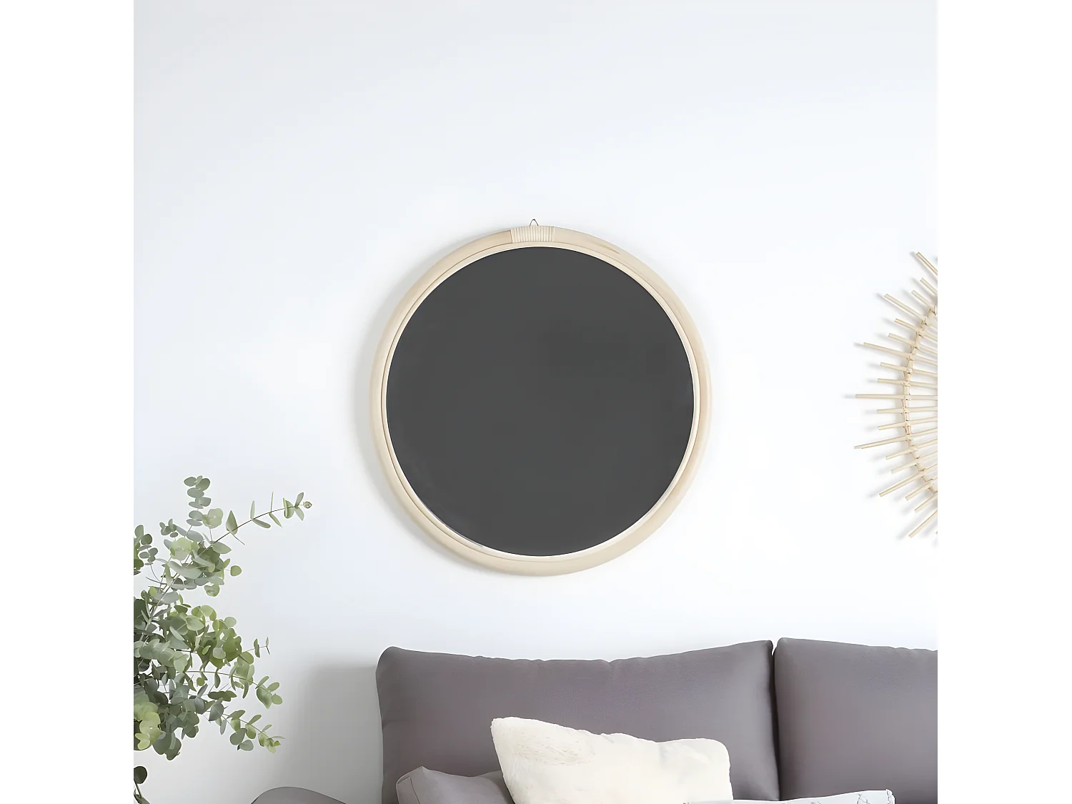 Miroir en rotin Natural Core 0x70