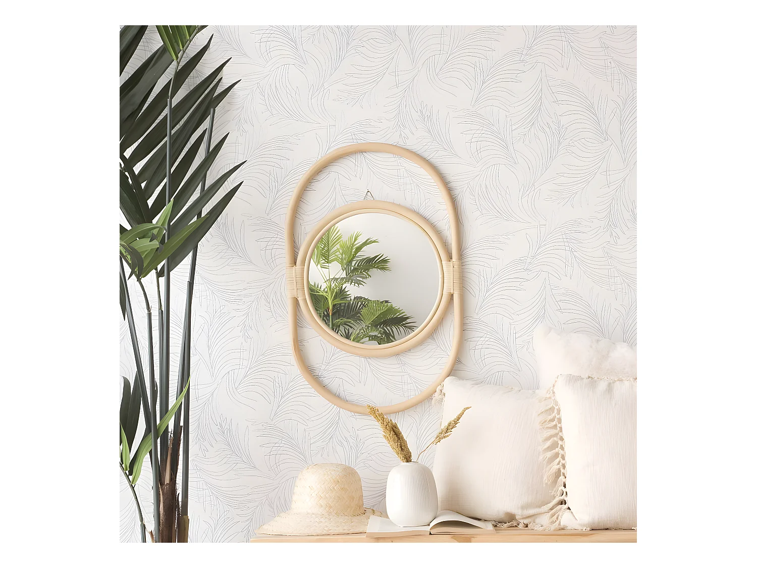 Miroir en bois massif Natural Core 0x70