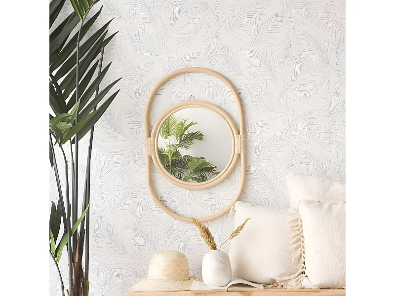 Miroir en bois massif Natural Core 0x70