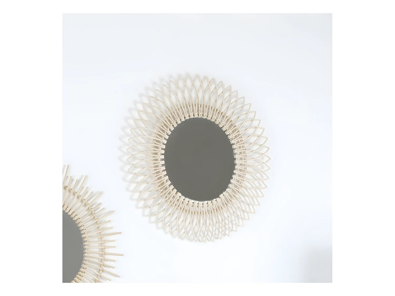 Miroir en rotin Natural Core 0x80