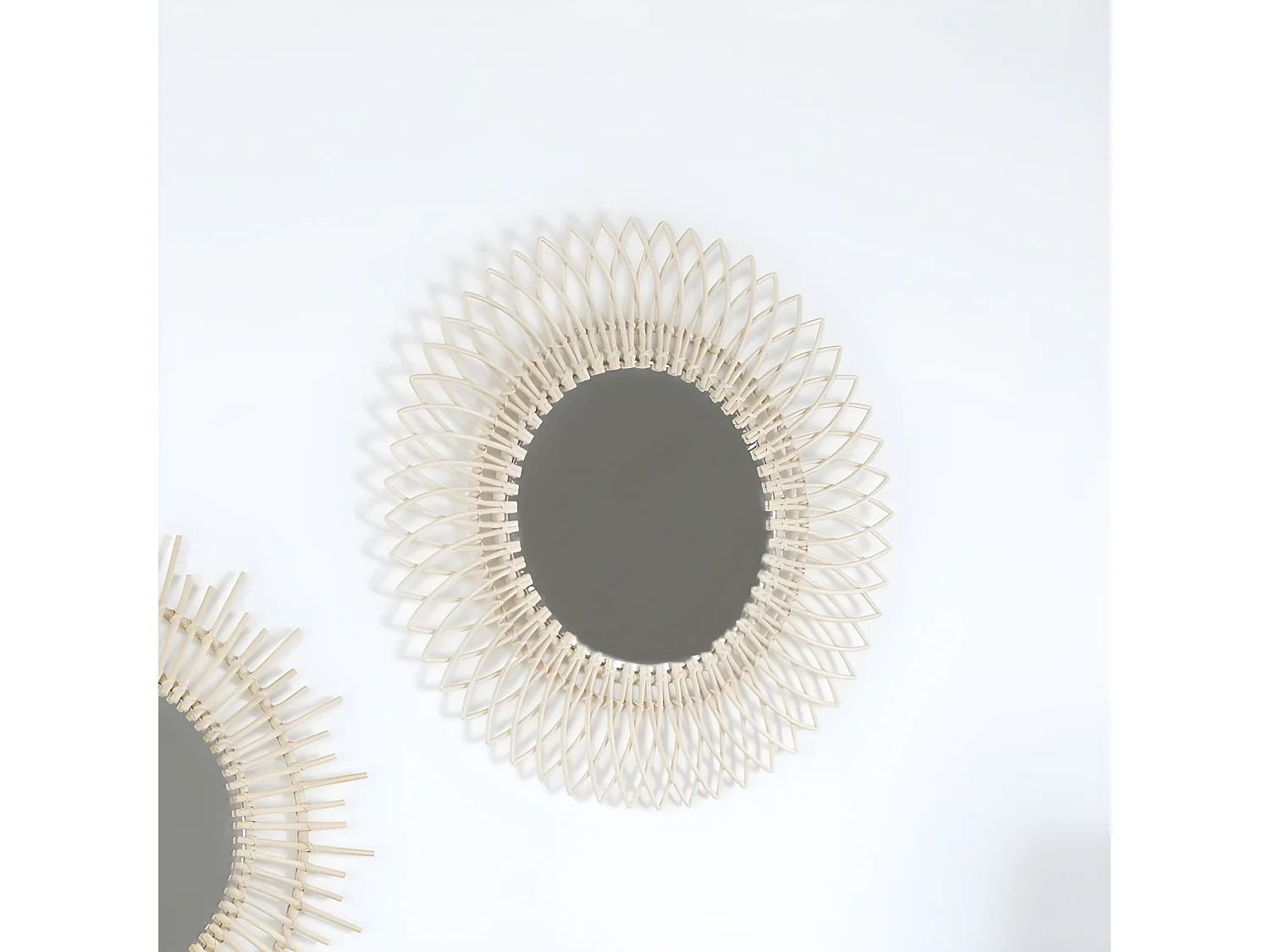 Miroir en rotin Natural Core 0x80