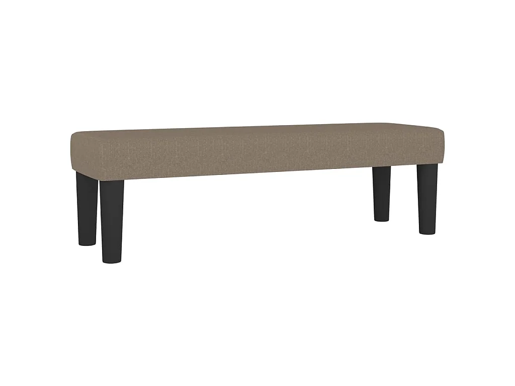Boxspring met matras stof taupe 140x200 cm