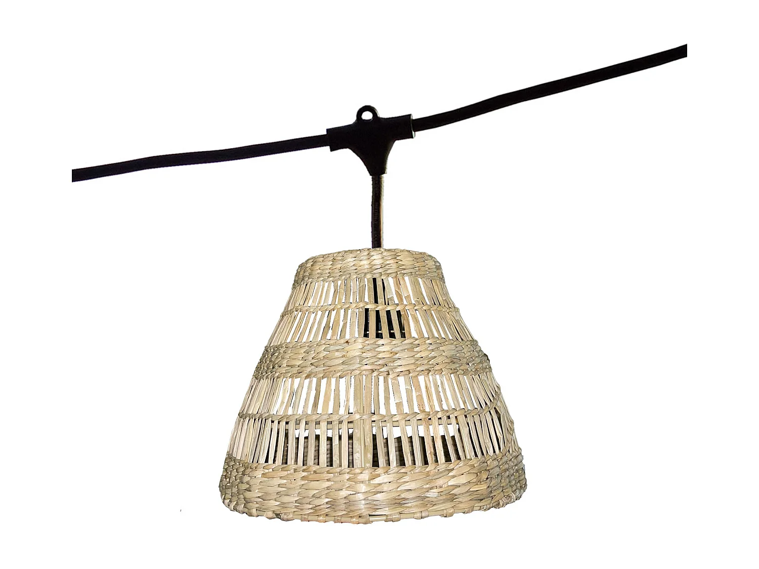Guirlande lumineuse raccordable TESSA Beige Herbe marine 6m