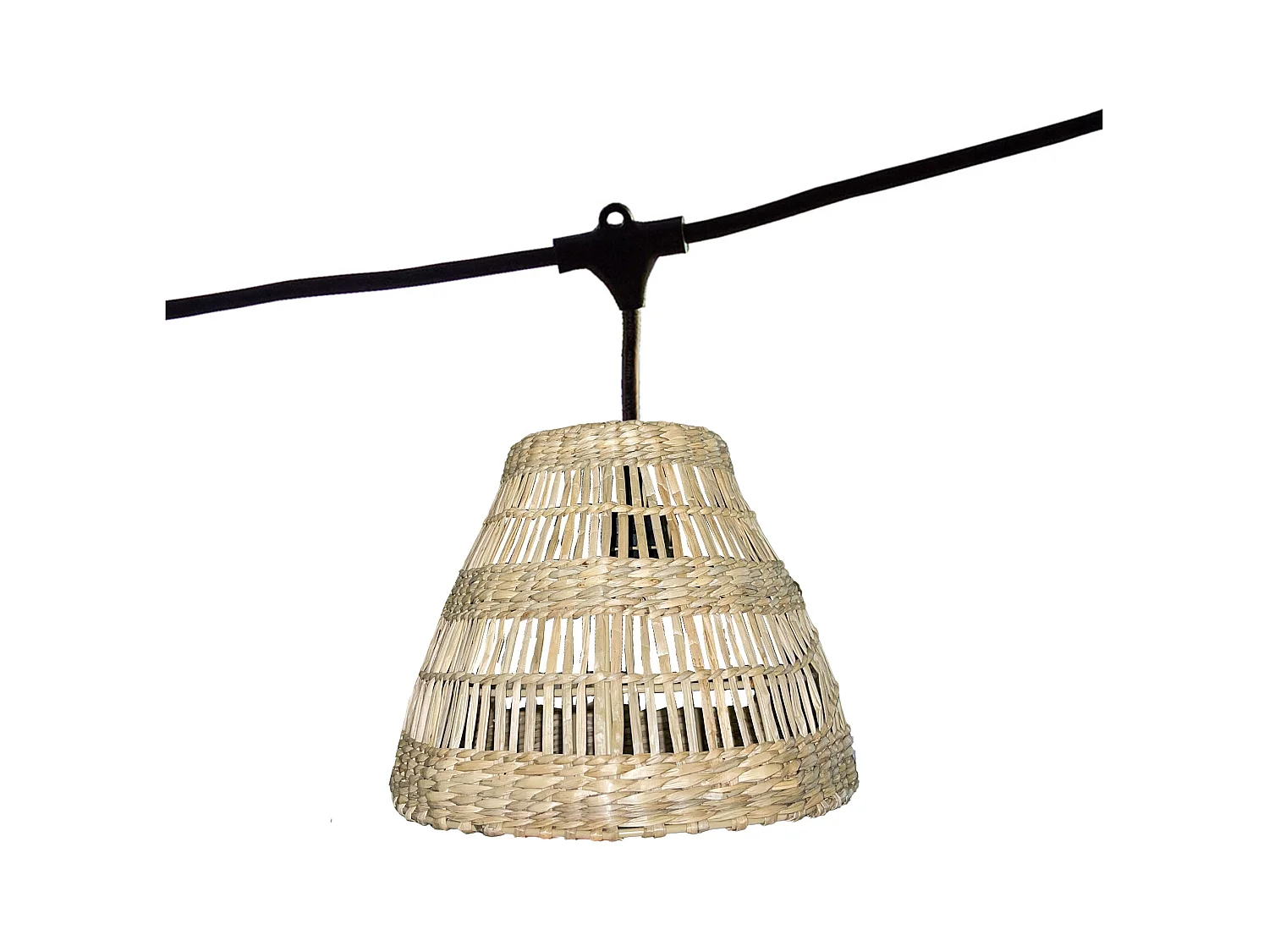 Guirlande lumineuse raccordable TESSA Beige Herbe marine 6m