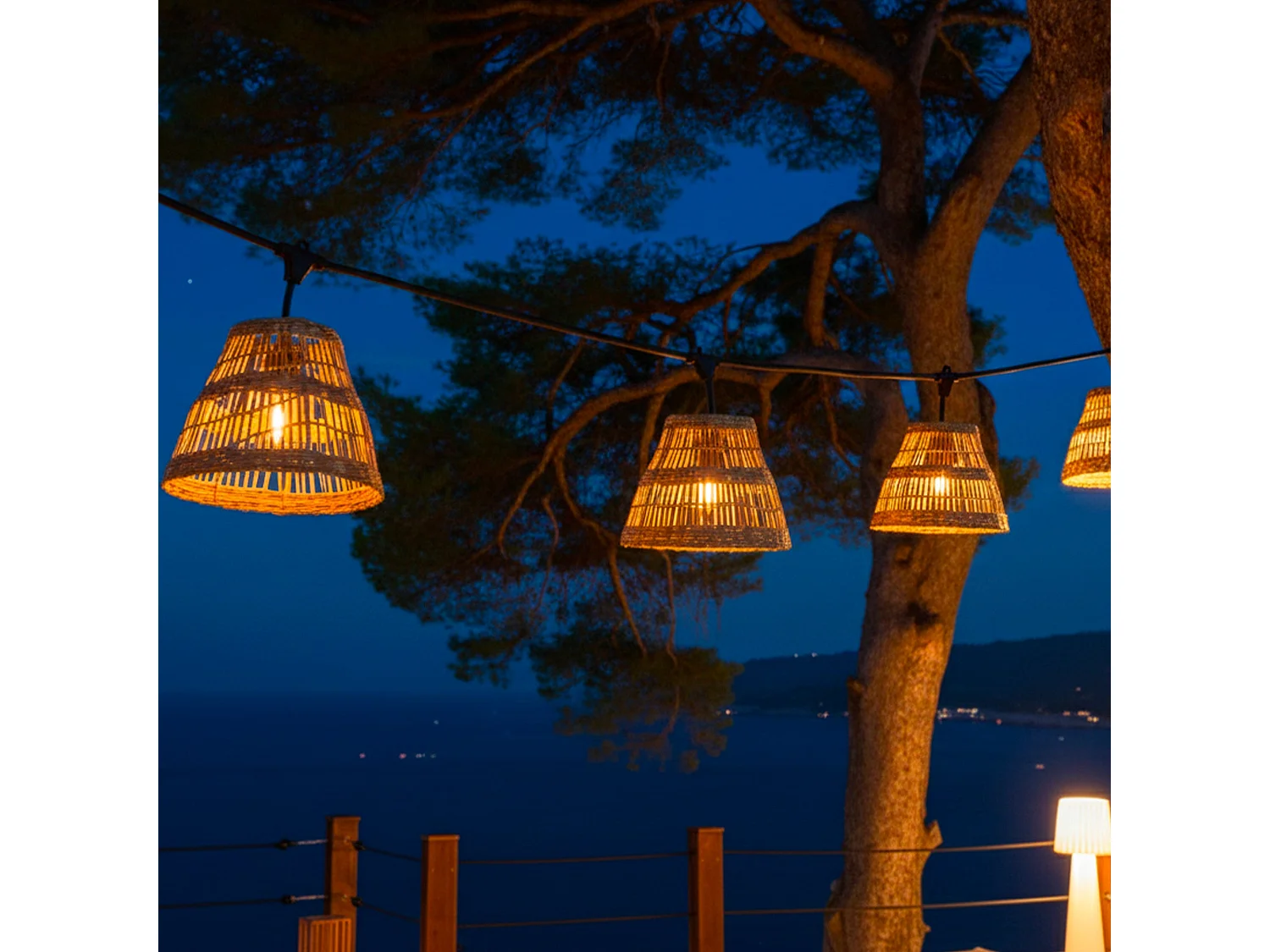 Guirlande connectable TESSA 7 ampoules E27 6M