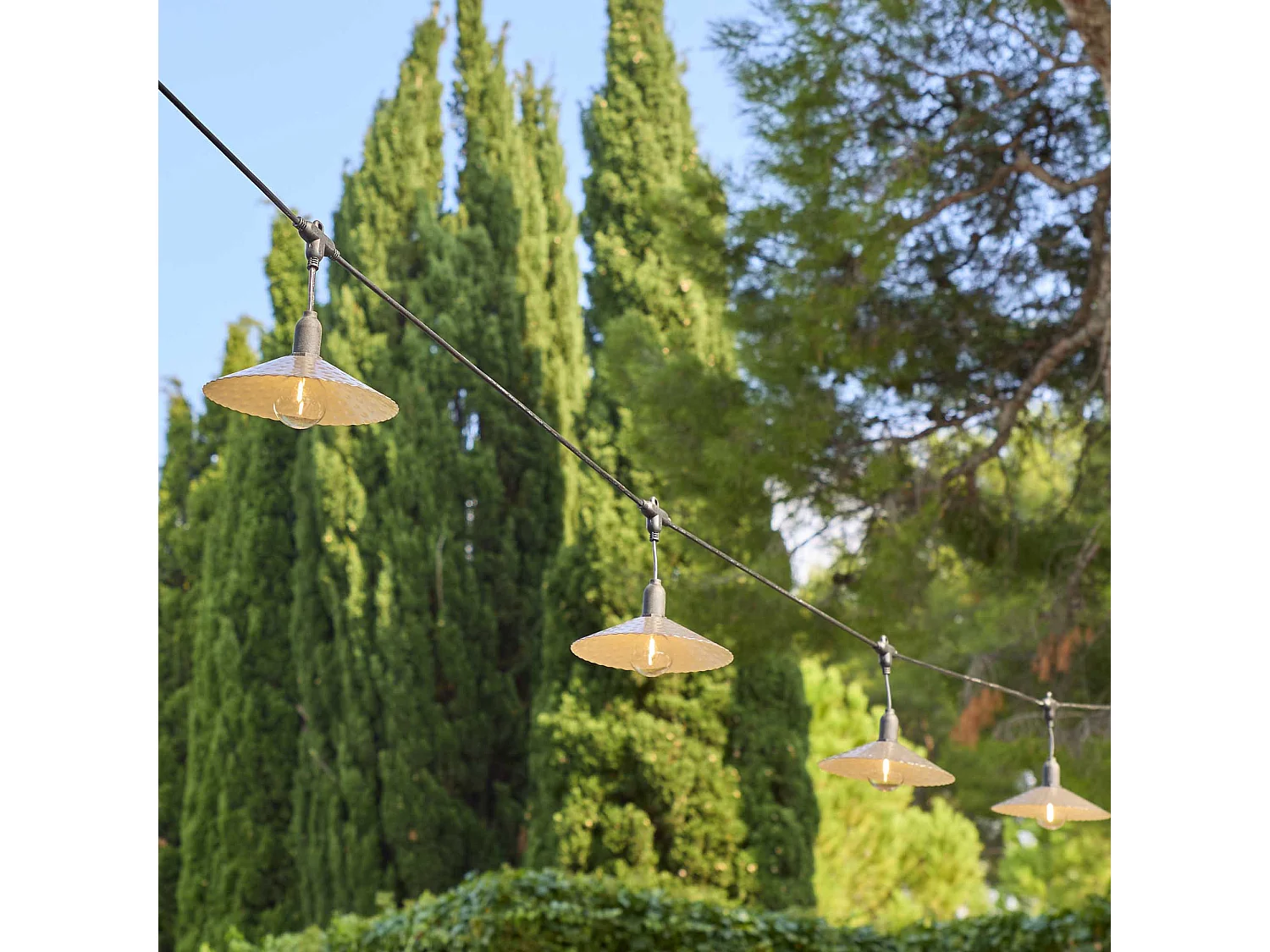 Guirlande solaire MINI VINTY HYBRID 10 ampoules 6M