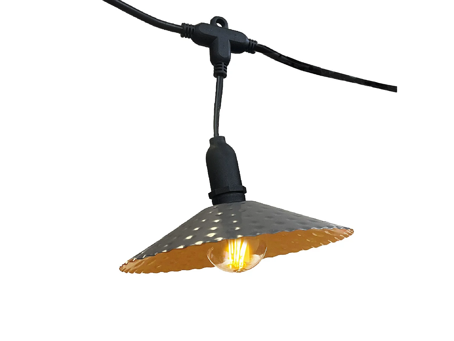 Guirlande solaire MINI VINTY HYBRID 10 ampoules 6M