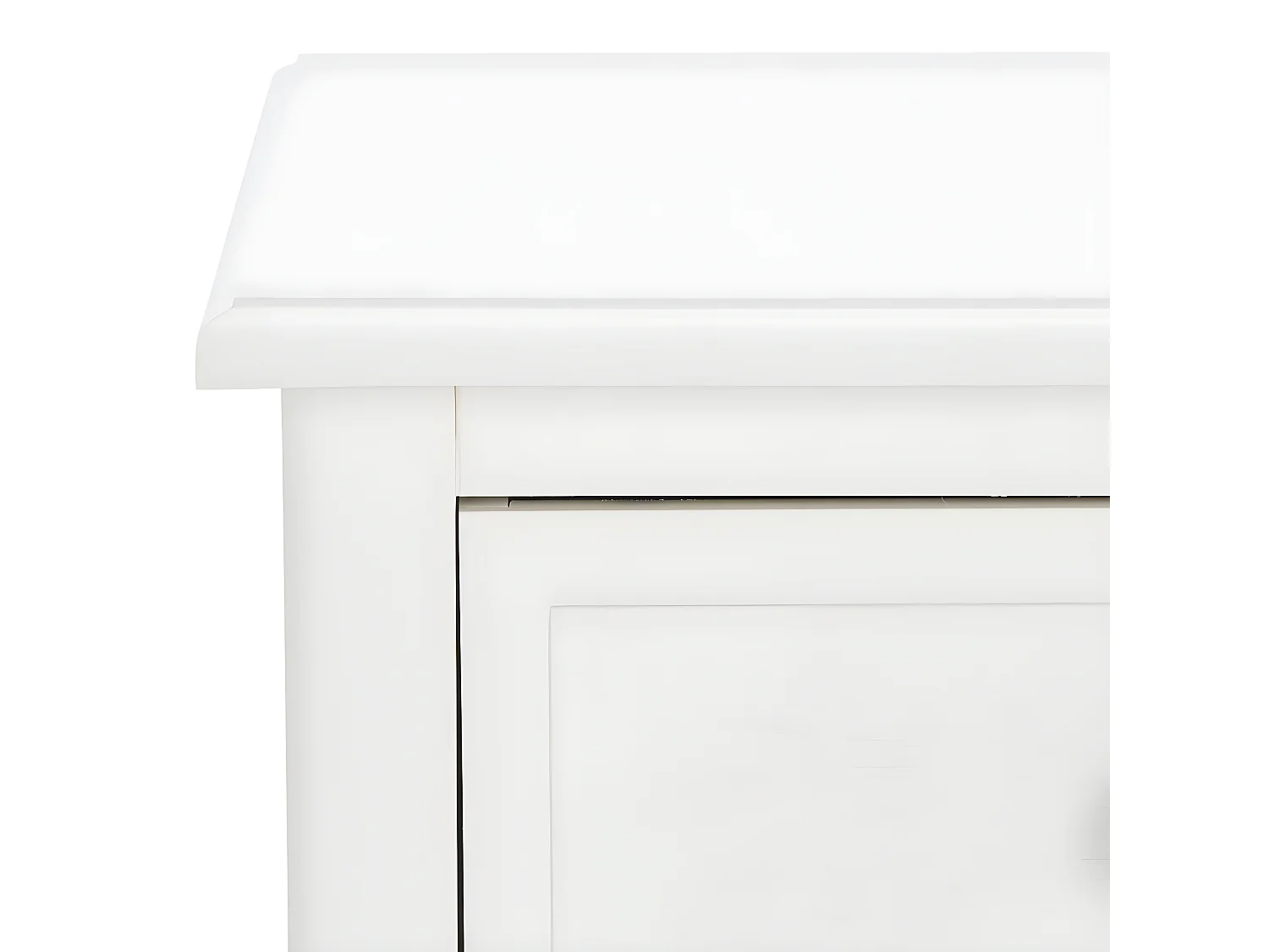 Table d'appoint Déchiré et blanc 30 X 38 X 70.1 cm - Mozell