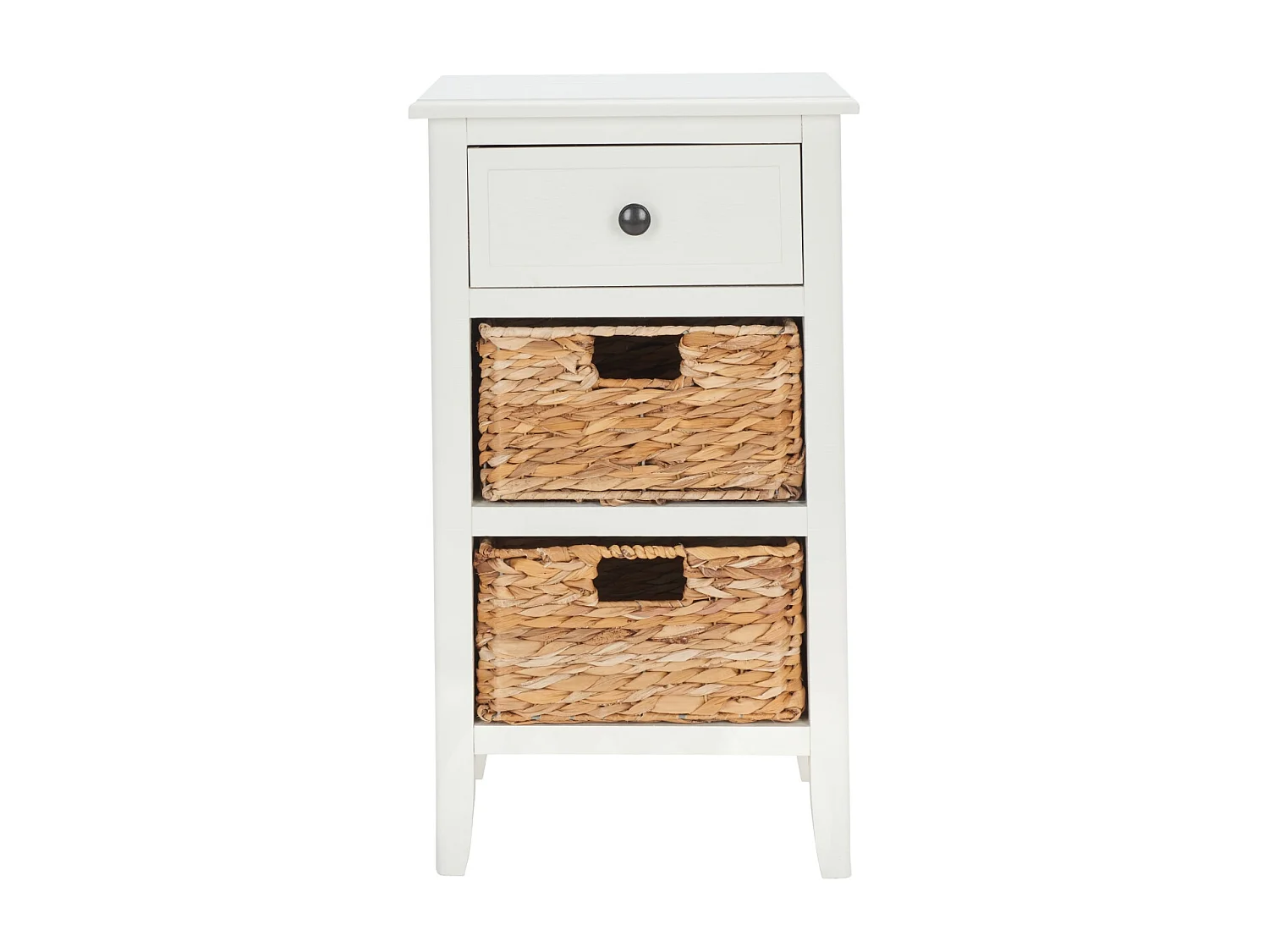 Table d'appoint Déchiré et blanc 30 X 38 X 70.1 cm - Mozell