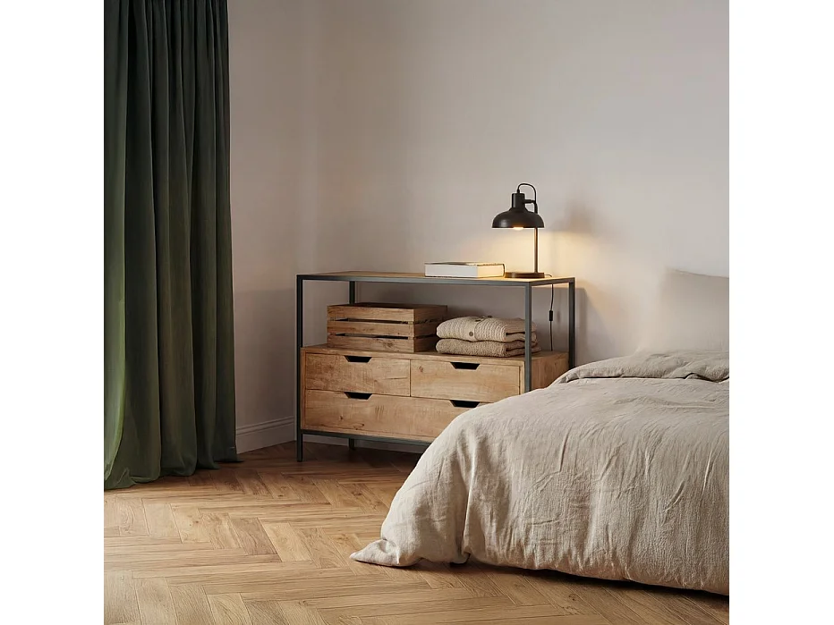 en bois massif naturel 95x85