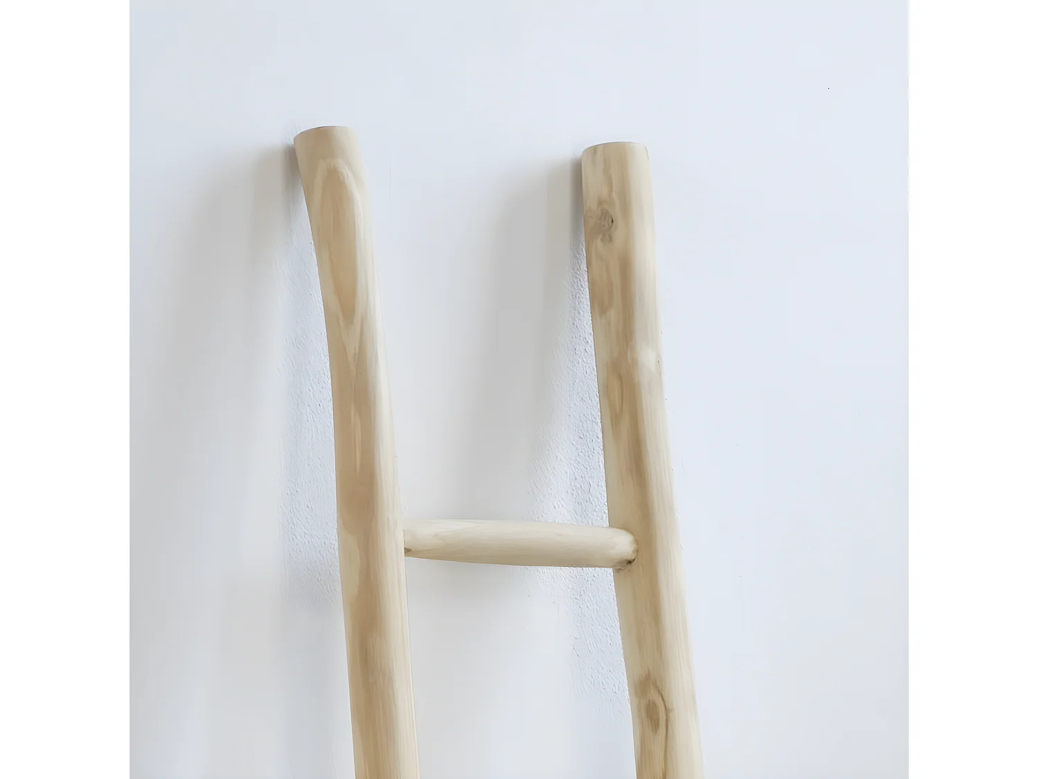 Escalier troncs de teck Naturel 6x150