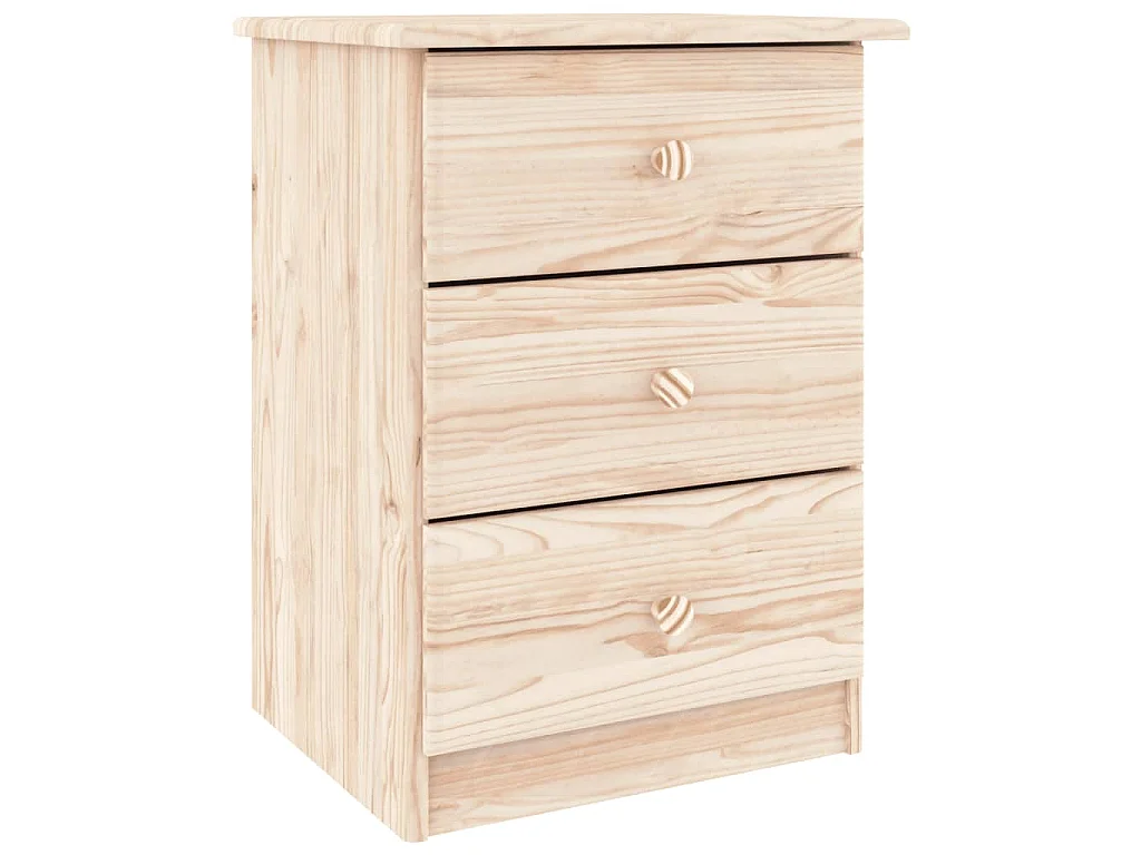 Table de chevet ALTA 41x35x55,5 cm bois de pin massif