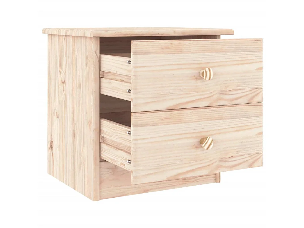 Table de chevet ALTA 41x35x41 cm bois de pin massif
