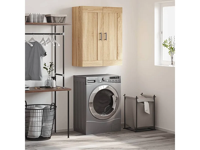 Armoire murale chêne sonoma 69,5x34x90 cm bois d'ingénierie