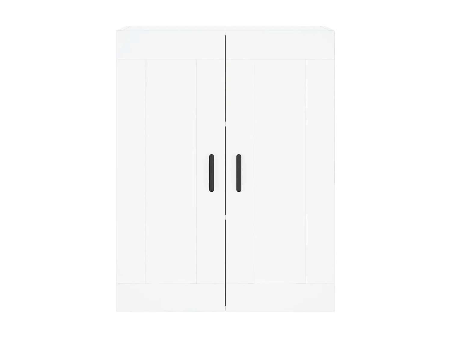 Móveis de parede 2 pcs derivados de madeira branco