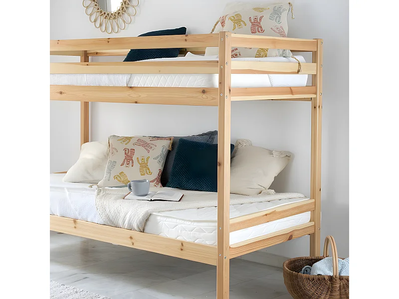 Pack matelas mouse pu/textile blanc 190x18