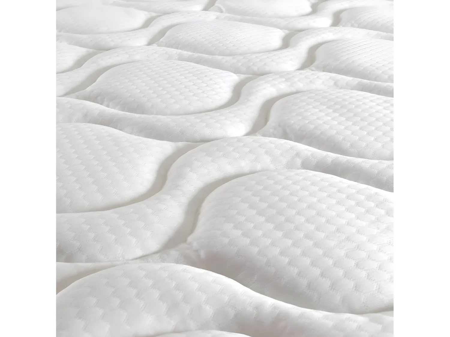 Pack matelas mouse pu/textile blanc 190x18