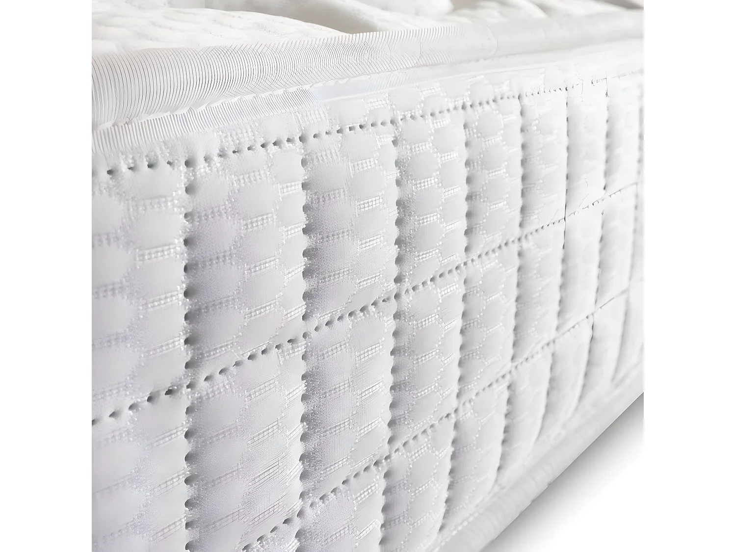 Materasso schiuma pu/tessile bianco 190x18