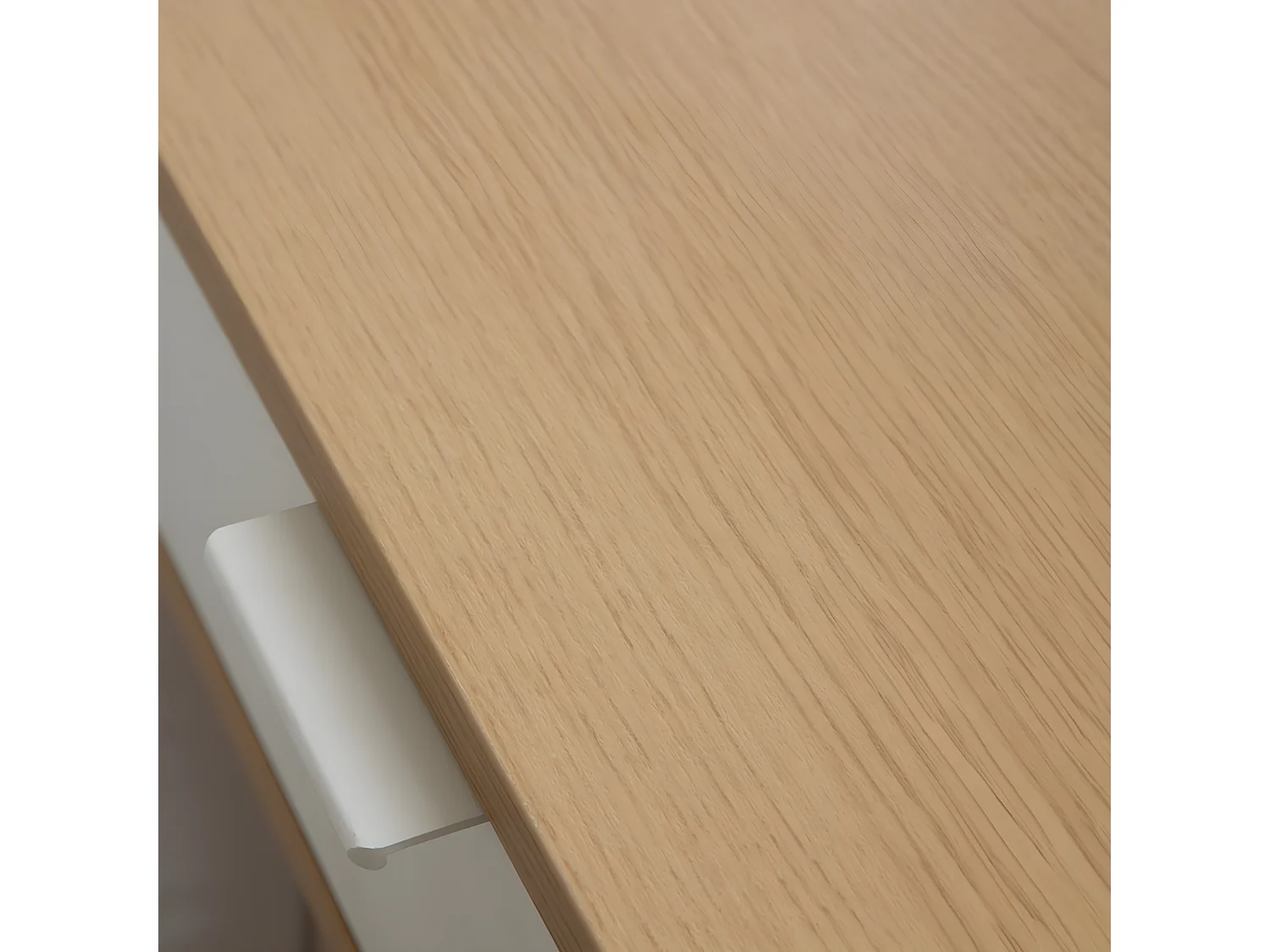 Scrivania pannello laminato tecnico bianco 50x78