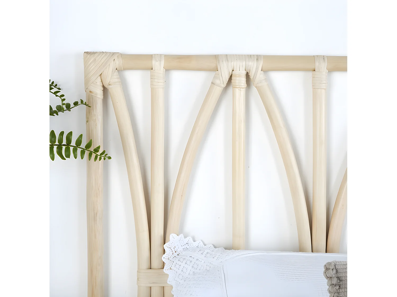 Tête de lit en rotin Natural Core 160x100