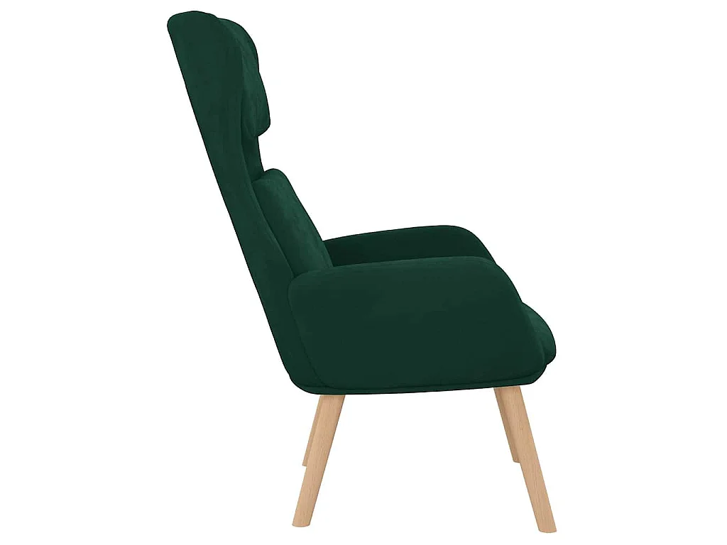 Relaxsessel Dunkelgrün Samt