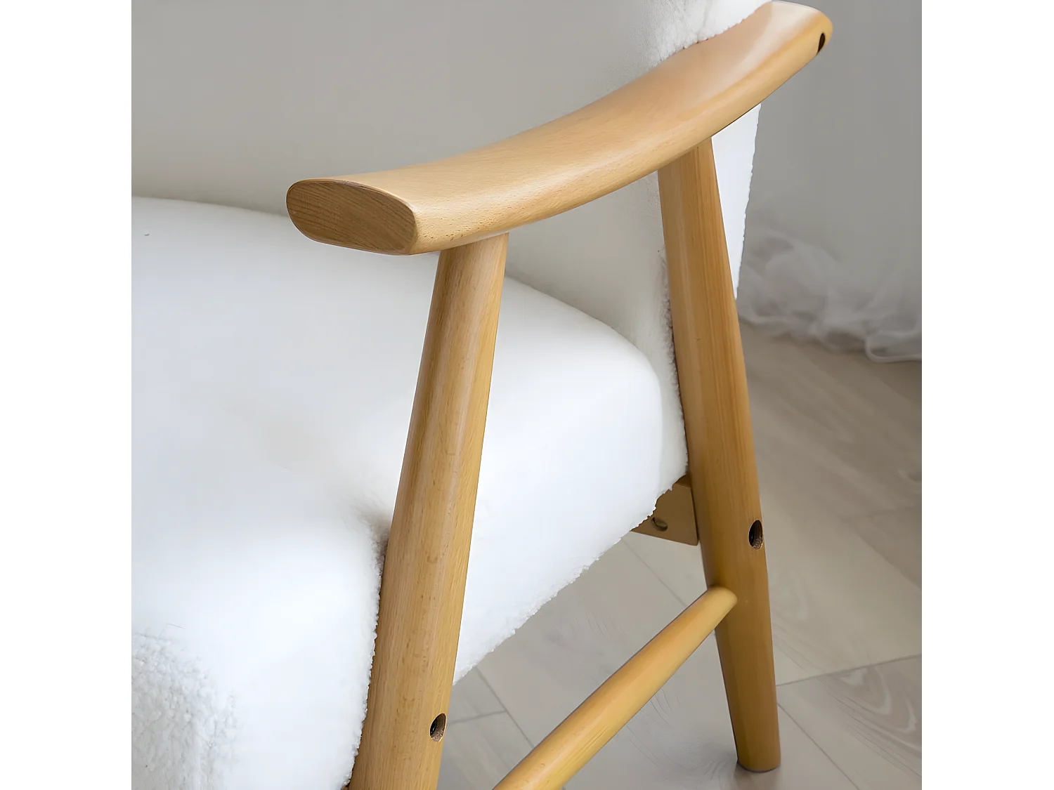 Poltrona tappezzato Blanco (606) 67x81