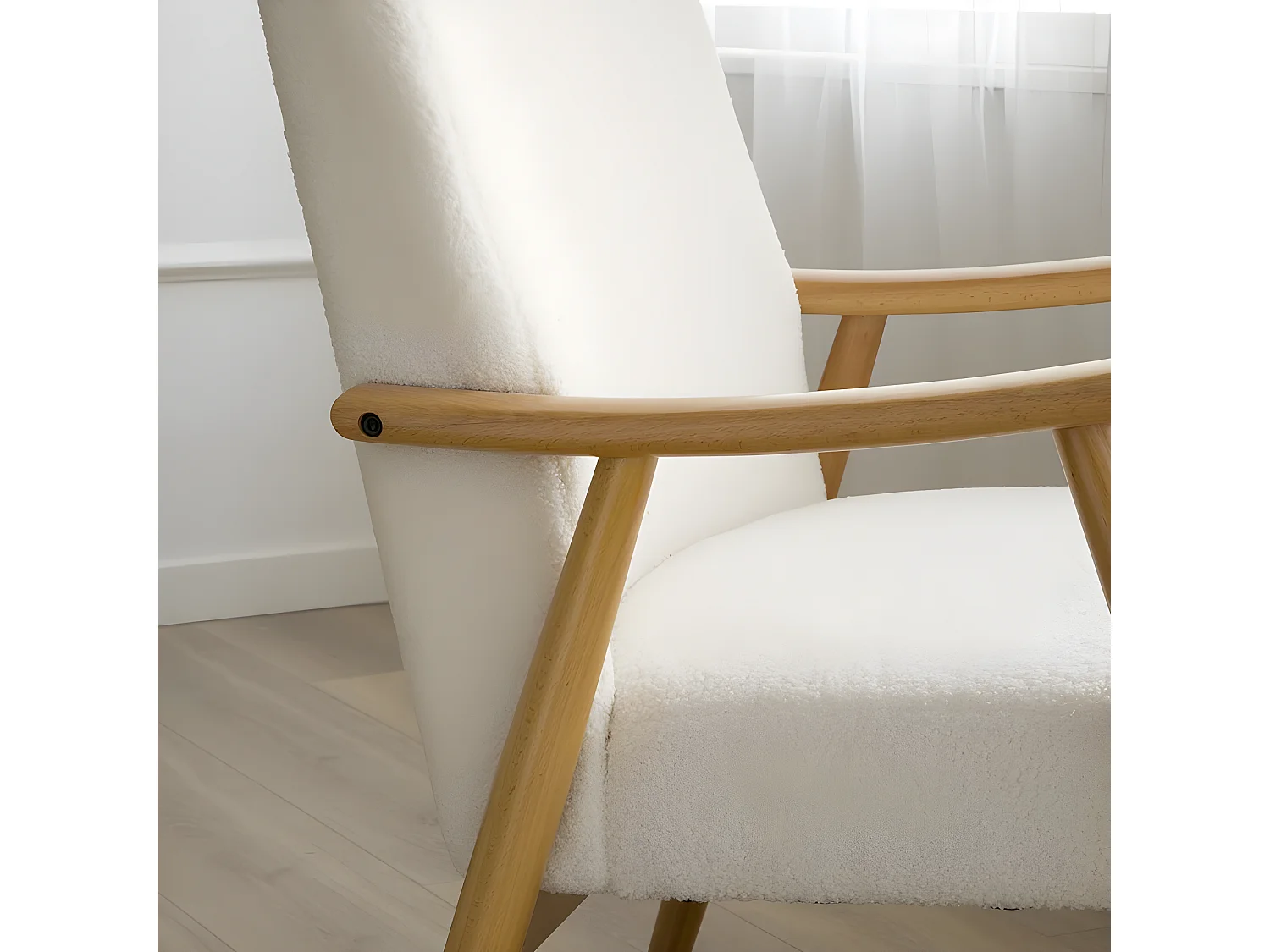 Poltrona tappezzato Blanco (606) 67x81