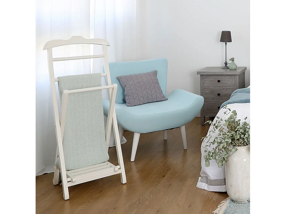 Servo muto legno massello bianco 40x113