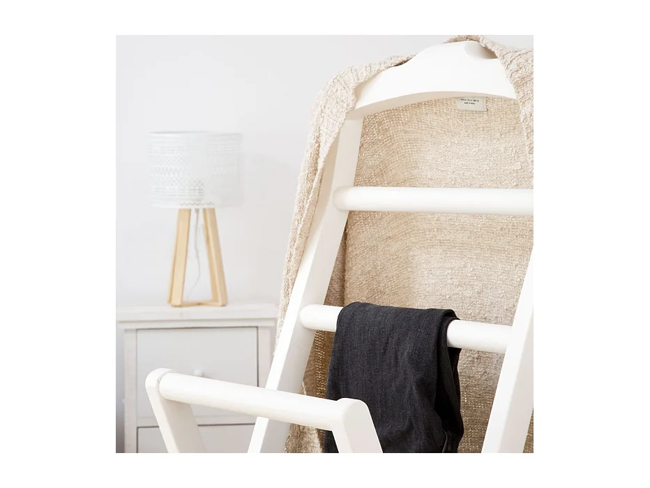 Servo muto legno massello bianco 40x113