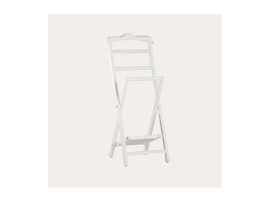 Servo muto legno massello bianco 40x113