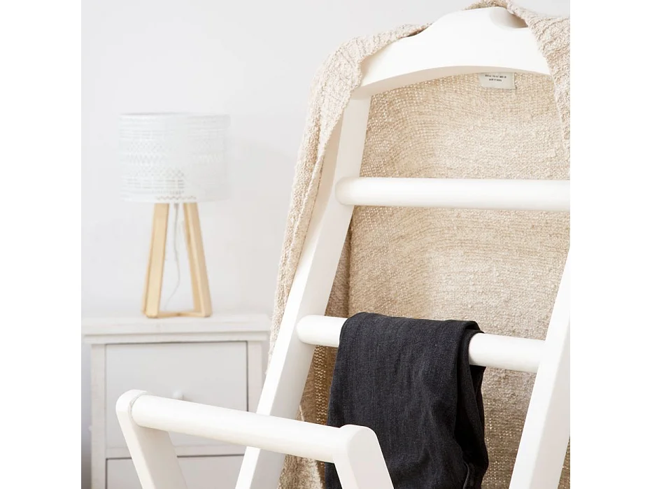 Servo muto legno massello bianco 40x113