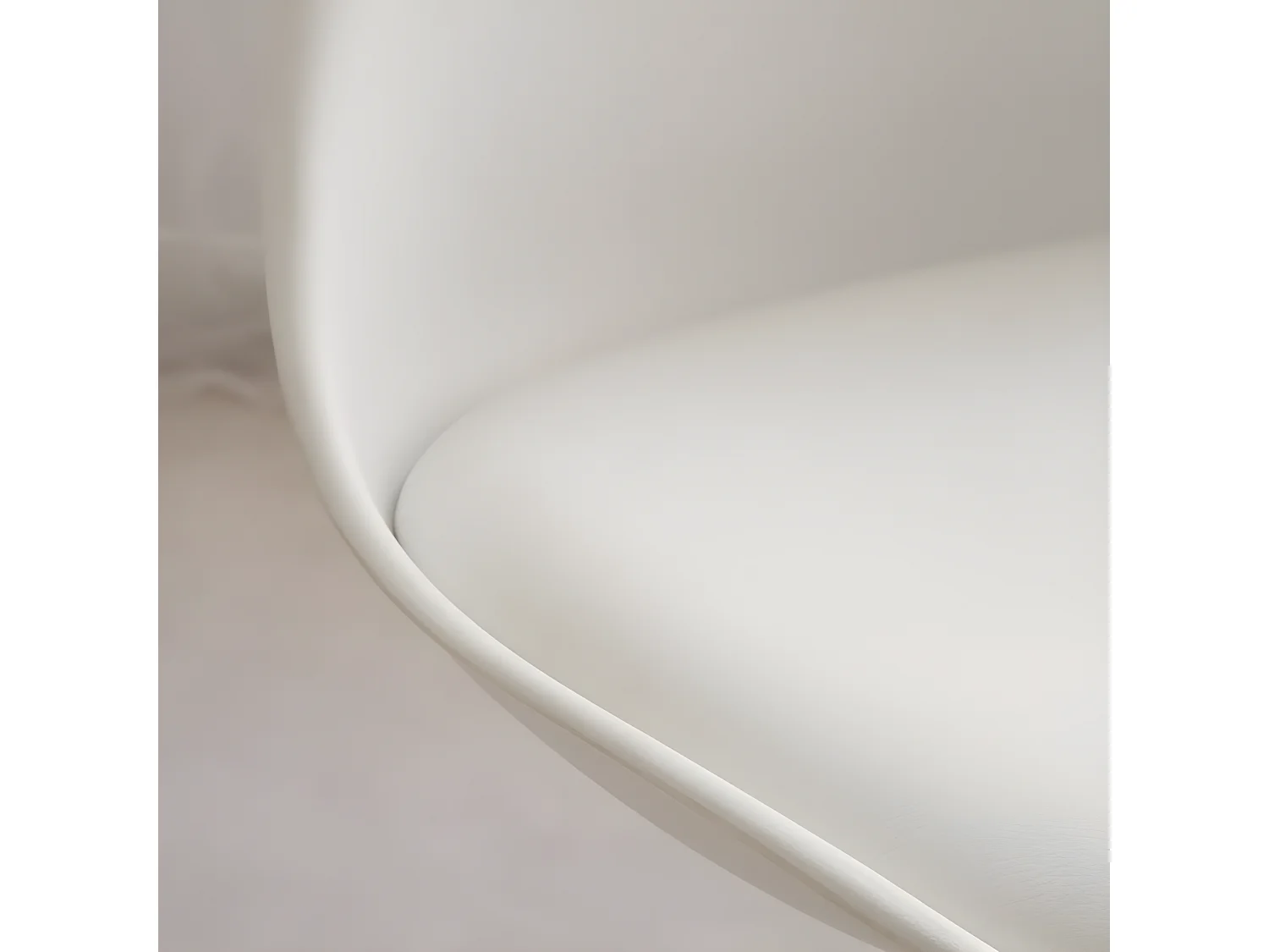 Chaise de bureau plastique blanc 48x83