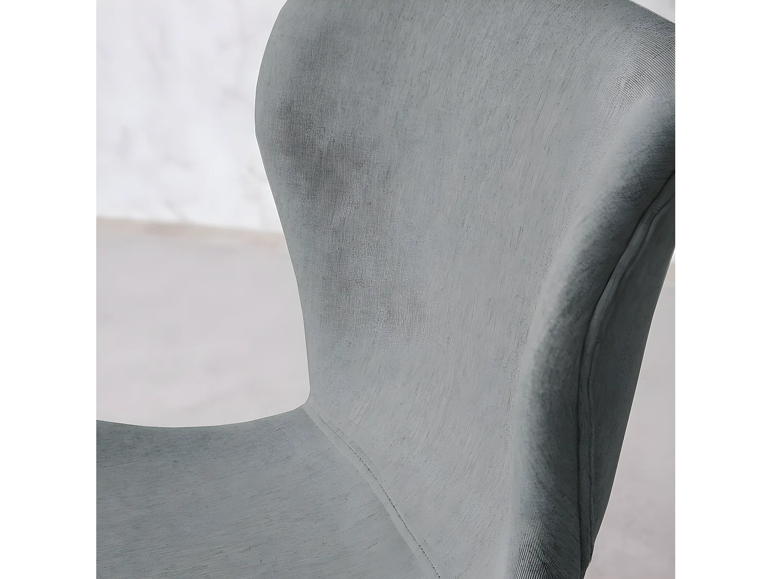 Chaise de bureau rembourrée en tapisserie Vert (605) 56x85