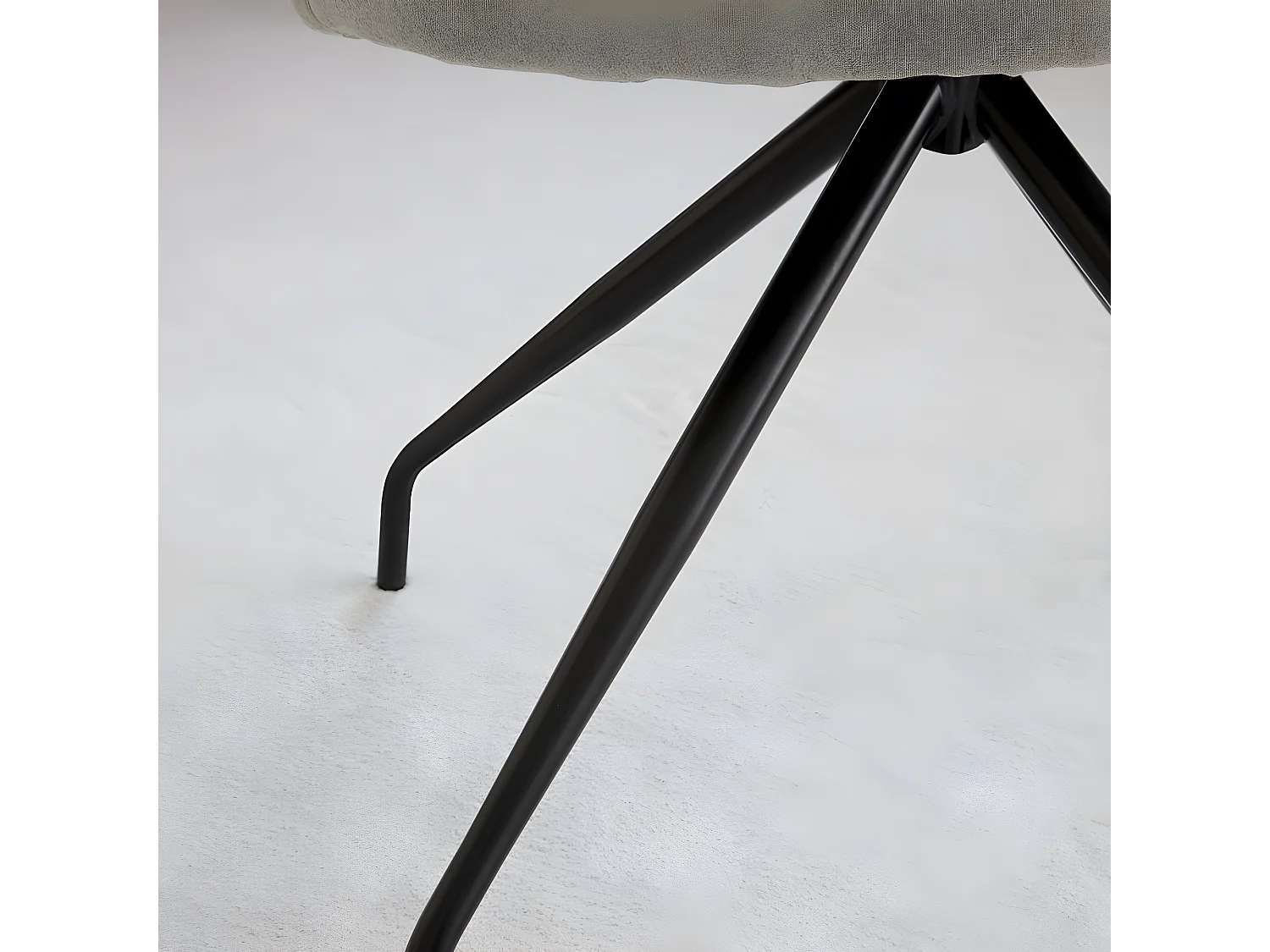 Sedia da scrivania tappezzato Beige (602) 57x79