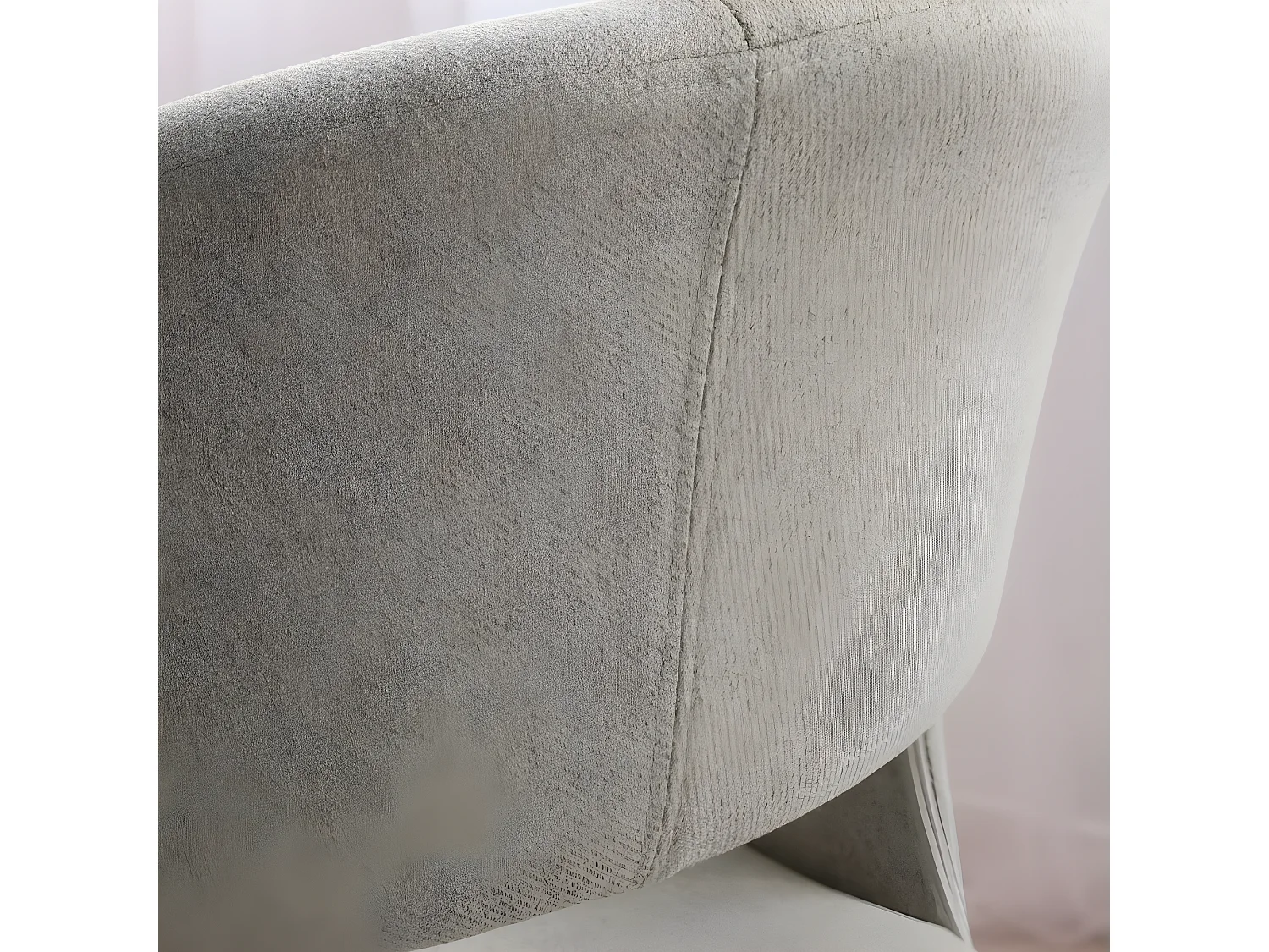 Chaise de bureau en tapisserie Beige (602) 60x79