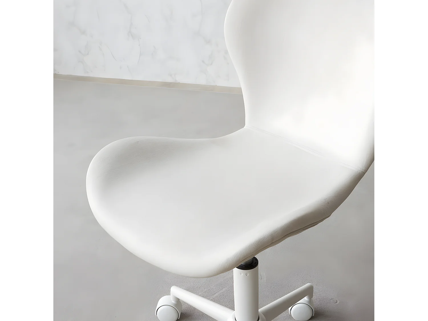 Sedia da scrivania in tessuto tappezzato Beige (603) 56x85