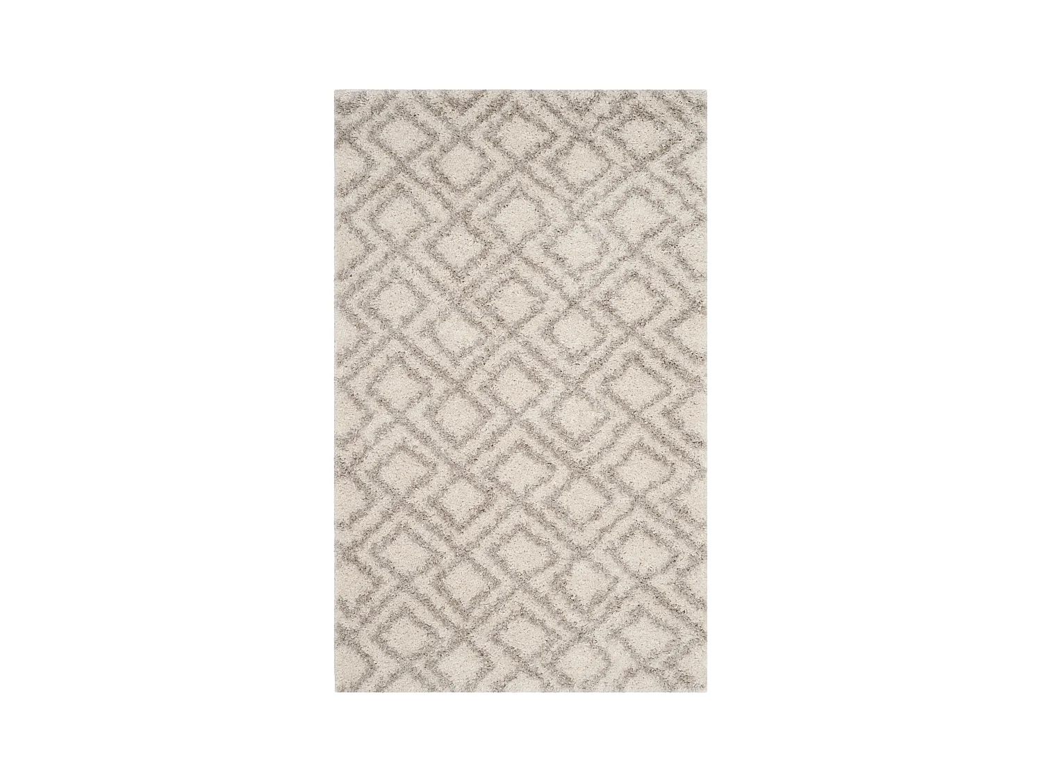 Tapis Neutre/Blanc 91 X 152 cm - Fabricio