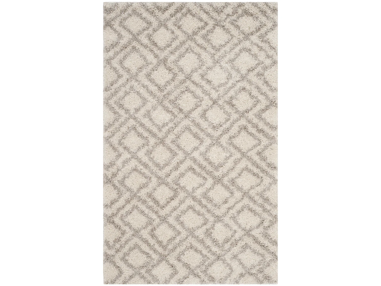 Tapis Neutre/Blanc 91 X 152 cm - Fabricio