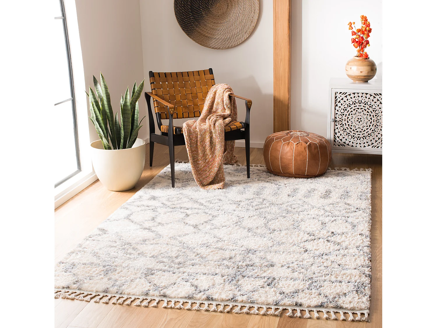 Tapis Neutre/Gris 160 X 229 cm - Settat