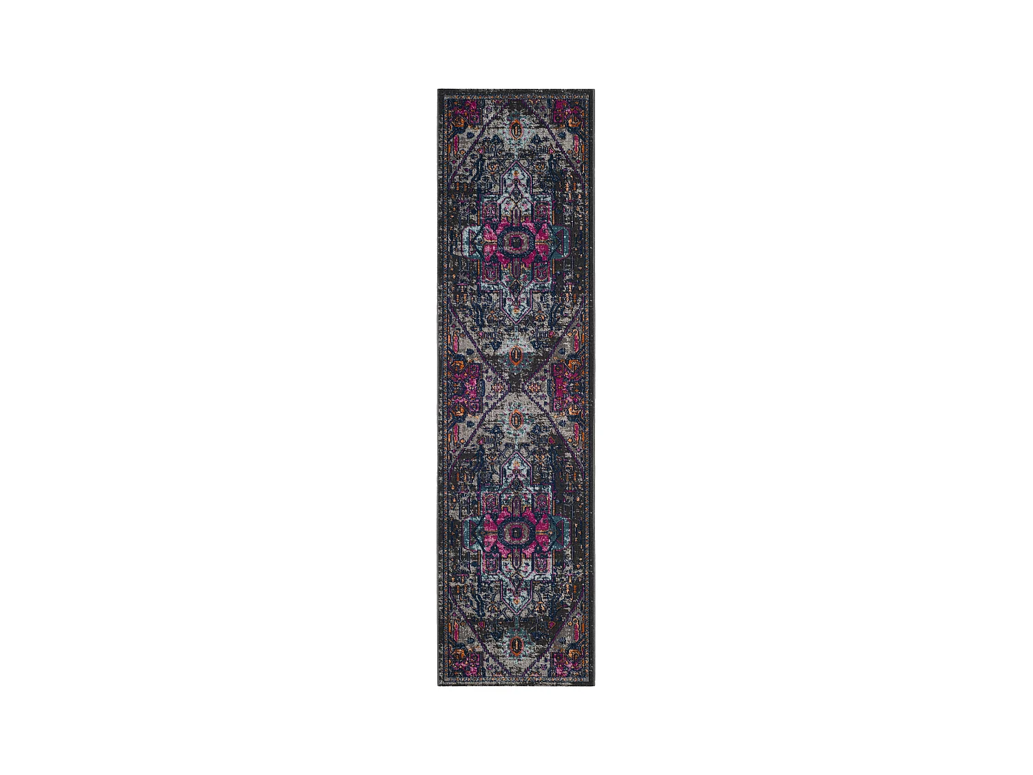 Tapis Gris/Rose 66 X 244 cm - Alroy
